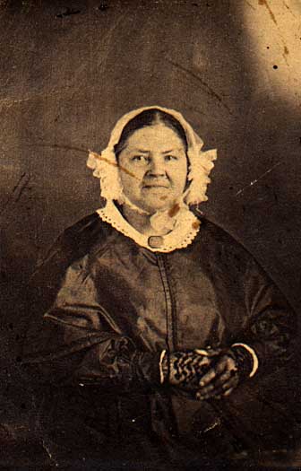 Mrs. Christiana McDonald Dodge, later in life. 
(Credit: Wisconsin Historical Society image WHi (x3) 29352.)