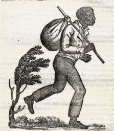 'The Runaway' from an old woodcut.
