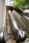 The famous mossy escalators of the Merrion Centre
