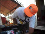 Cook lighting grill