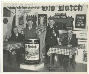 1952 Old Dutch Beer Display - Click For Larger View
