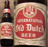 International Old Dutch paper label