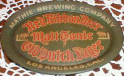 Old Dutch Lager coin tray