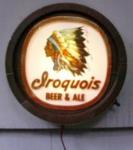 International Iroquois lighted sign