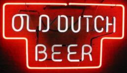Eagle Old Dutch Beer Neon Sign