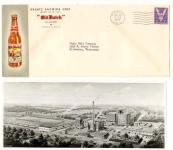 Krantz Brewing Corp. Advertising Envelope w/ Old Dutch beer bottle 1945