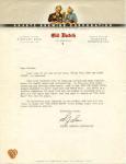 Krantz Brewing Corp. Letter 1950's