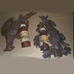 2 bottles with rabbit & pheasant