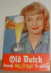 Old Dutch Beer sign