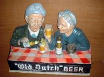 Old Dutch Beer Backbar Statue - Rubberized