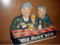 Old Dutch Beer Backbar Statue - Rubberized