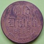 Old Dutch Beer advertising token