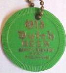 Krantz Old Dutch Beer poker chip keychain