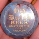 Krantz Old Dutch Beer poker chip keychain