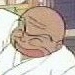 Short, tubby, bald and old.