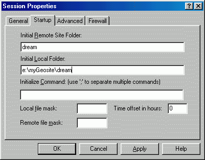 Startup Settings