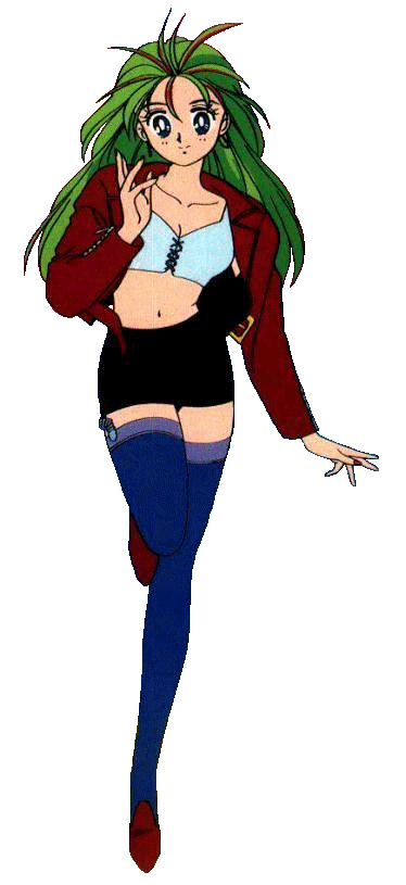 Usagi disguised as a party girl. Click to go to the Yahoo! club online