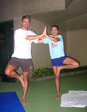 Justin & Rene in tree posture