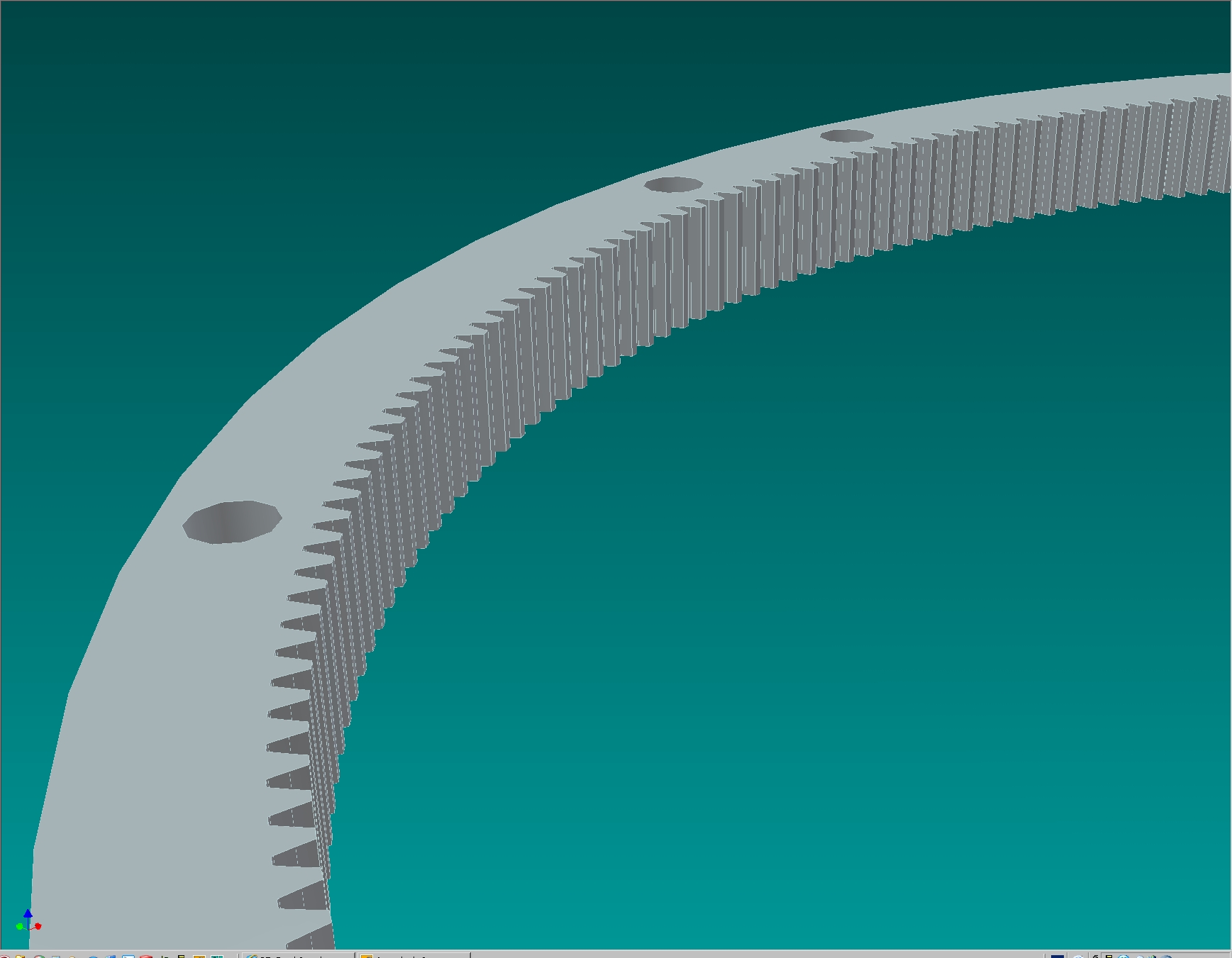 3D Real Involute Gear Teeth