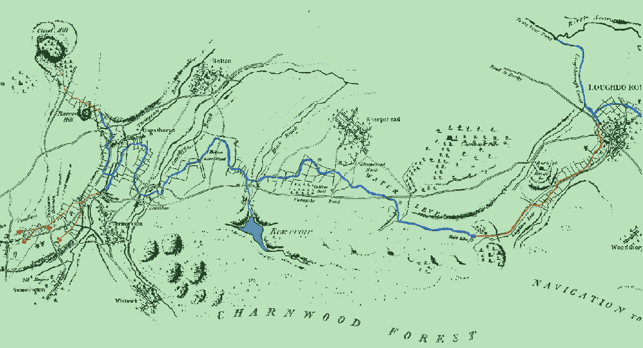 {route of canal 1791}