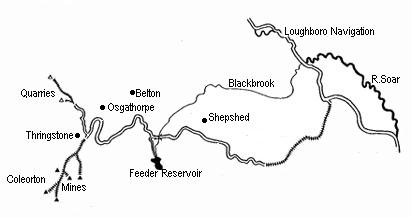 Route of the Charnwood Forest Canal
