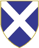 Saltire cross of St Andrew