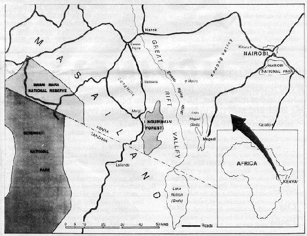 Map of Loita Hills