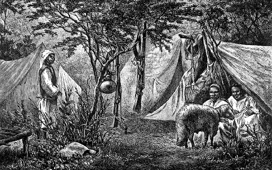 Camp Scene Near Mandara's.