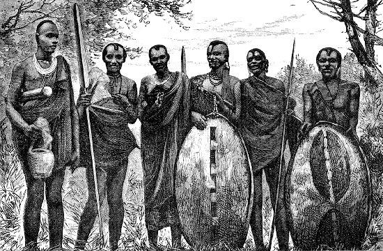 Masai Warriors of Kapt�.
