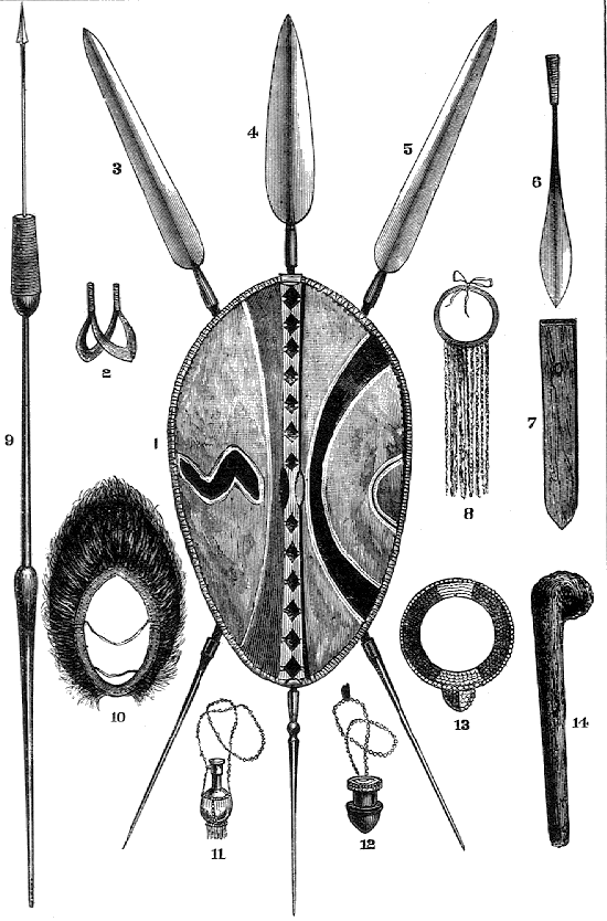 Masai Weapons and Ornaments.