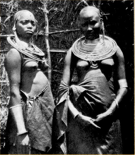 Schmuck der Masai-Frauen.