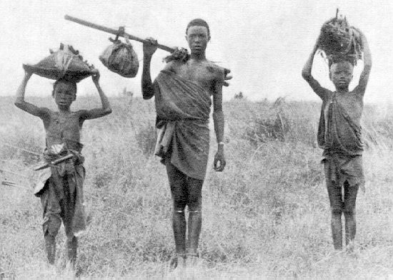 Masai-Mischblut am Meru-Berg.