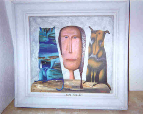 Three Friends by Youri Kouznetsov