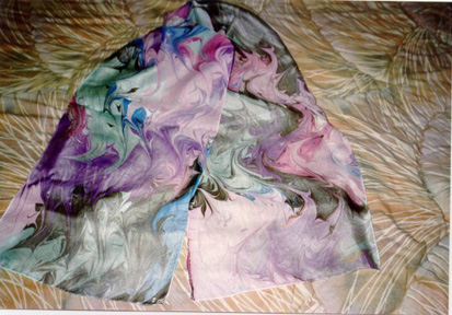 marbled scarf