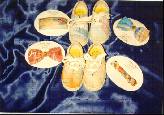 marbled shoes