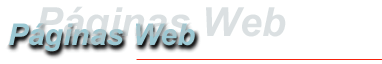 P�ginas Web
