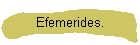 Efemerides.