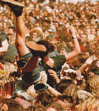 Body surfers: On top, not online