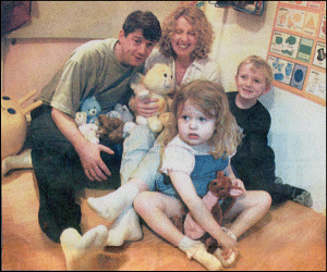 Best behaviour: The Cuthberts (clockwise from left): Dave, Gill, Mark and Laura can look forward to a bright future 