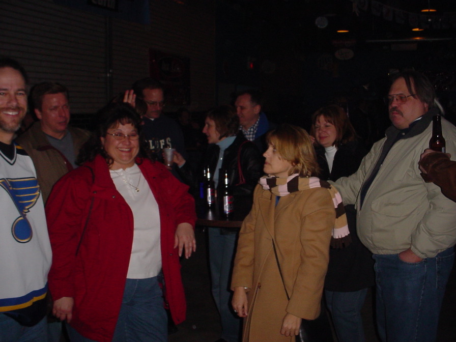 The Whole Gang at the Arena Club