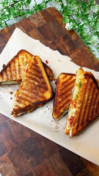 Masala Toast Sandwich