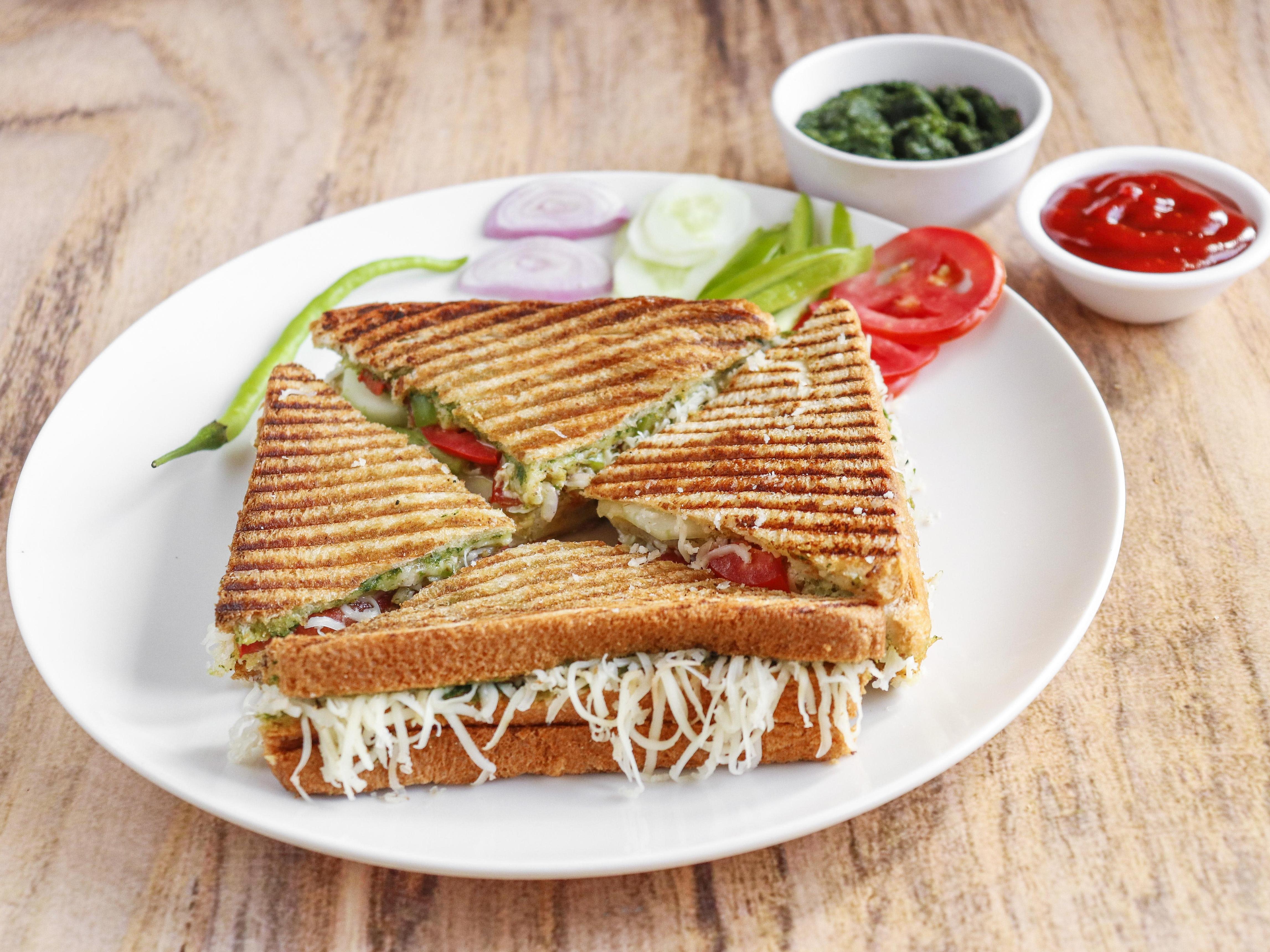 Veg Cheese Grilled Sandwich