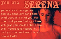I'm Serena! Which goddess are you?
