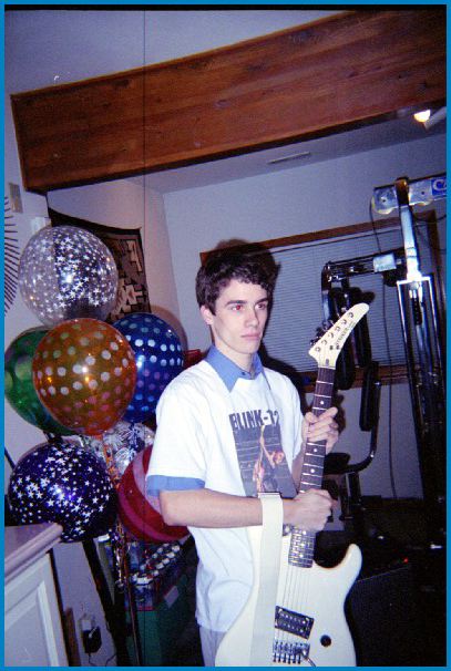 Not even his guitar...