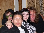 Our hostess Tiffany and a few of her admirers - Mark, Weston (sp?), and the other guy
