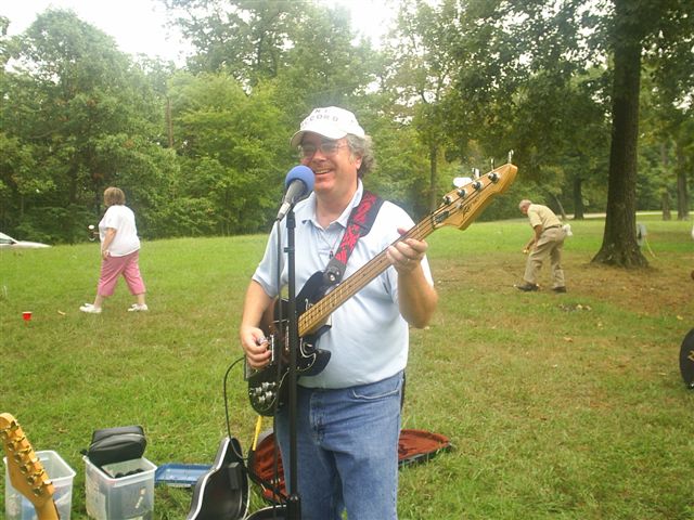 OK! So I CAN smile and play bass at the same time.