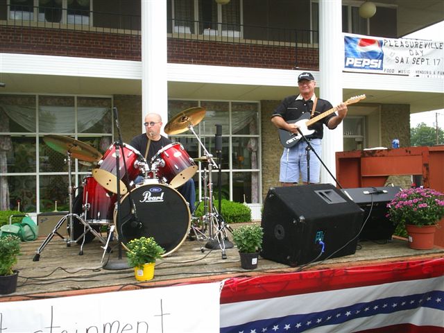 Brian and Phil at Pleasureville Day.