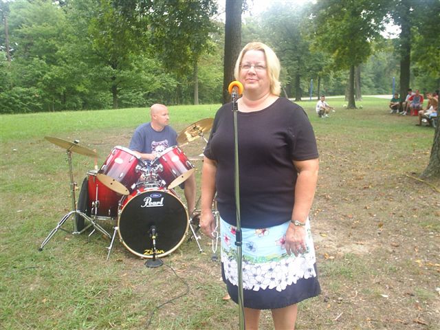Lyn and Brian at the park.