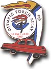 Torch Transport Cartoon - Car pin