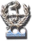 Pewter 200 Days to Go Pin